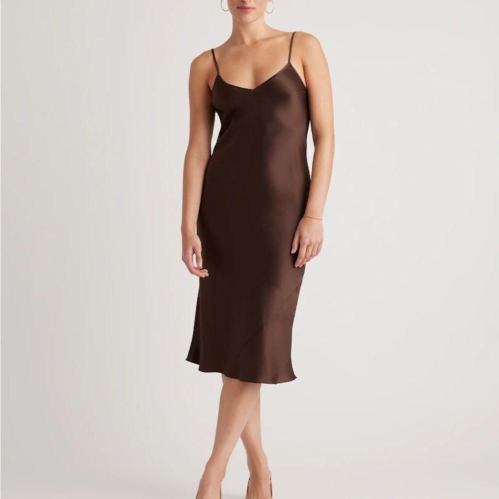 Quince Washable Silk Slip Dress